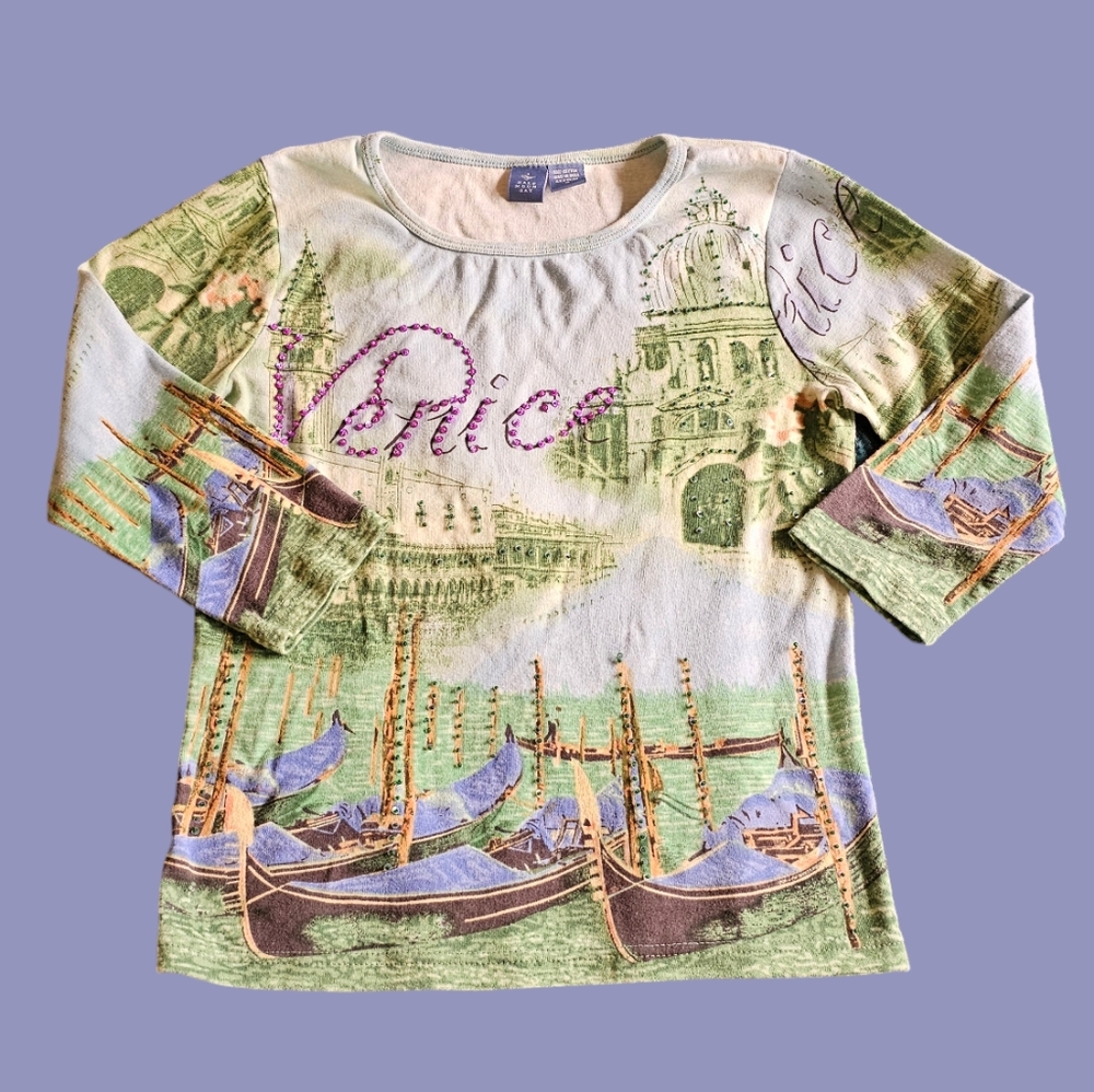 Half moon bay Venice top, size S